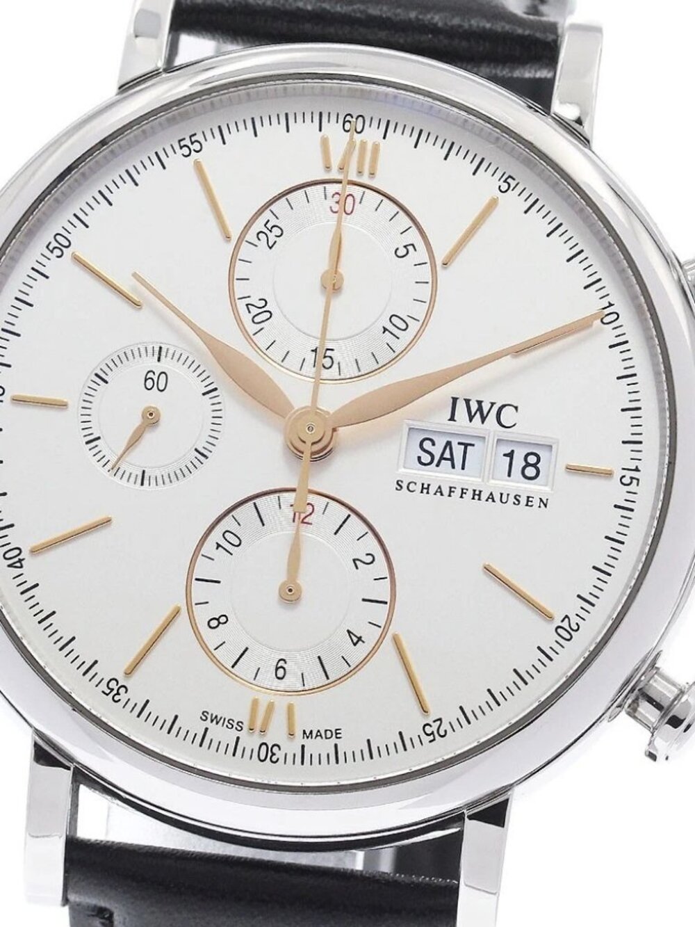 IWC SCHAFFHAUSEN Portofino IW391031 Day-Date Chronograph Automatic Men's _955744